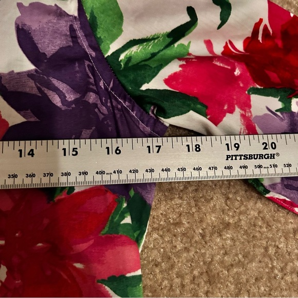 Ralph Lauren Vintage Long Sleeve Button Down Floral Shirt - Picture 6 of 7